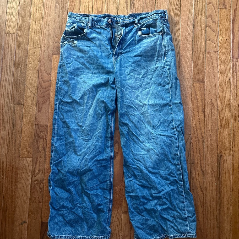 American Eagle Outfitters Blue Relaxed Jeans